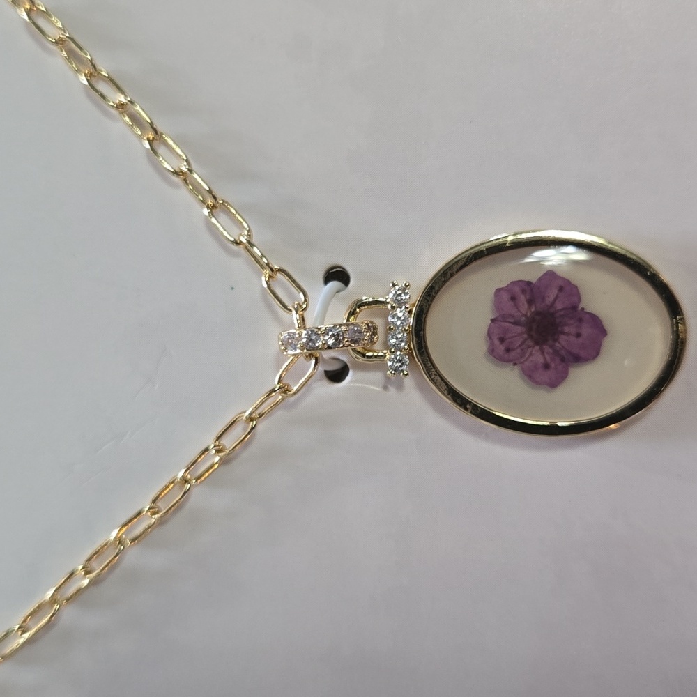 Wildflower Gold Necklace by - Picture 2 of 5